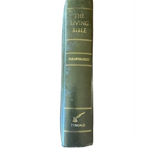 The Living Bible Paraphrased Tyndale House Padded Hardcover 20th Printing 1973 - Picture 3 of 9